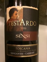 Sensi Testardo Sangiovese - Cabernet Toscana 2016