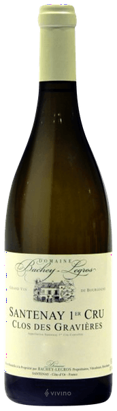 Domaine Bachey-Legros Santenay 1er Cru 'Clos des Gravi?res' 2017