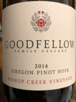 Goodfellow Bishop Creek Vineyard Pinot Noir 2014