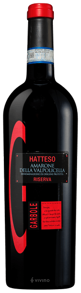 Garbole Hatteso Amarone della Valpolicella Riserva 2009