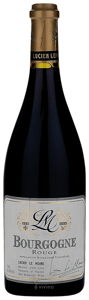 Lucien le Moine Bourgogne Rouge 2019