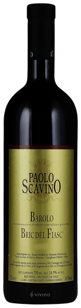 Paolo Scavino Bric D?l Fiasc Barolo 2017