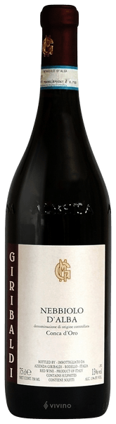 Giribaldi Conca d'Oro Nebbiolo d'Alba 2017