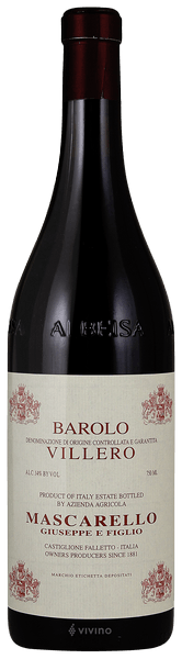 Mascarello Giuseppe e Figlio Barolo Villero 2012