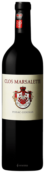 Clos Marsalette Pessac-Leognan 2015