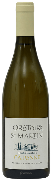 Domaine Oratoire Saint Martin Haut-Coustias Cairanne Blanc 2019