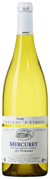Ch?teau d'Etroyes Les Ormeaux Mercurey Blanc 2018