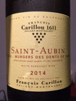 Francois Carillon Saint-Aubin 1er Cru 'Les Murgers des Dents de Chien' 2016