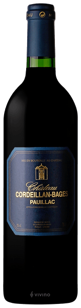 Ch?teau Cordeillan-Bages Pauillac 1989