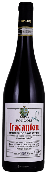 Fongoli Fracanton Montefalco Sagrantino Secco 2015
