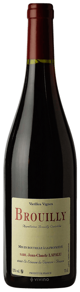Jean-Claude Lapalu Vieilles Vignes Brouilly 2015