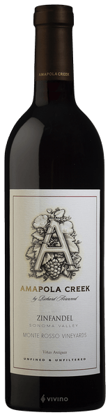 Amapola Creek Monte Rosso Vineyards Zinfandel 2015