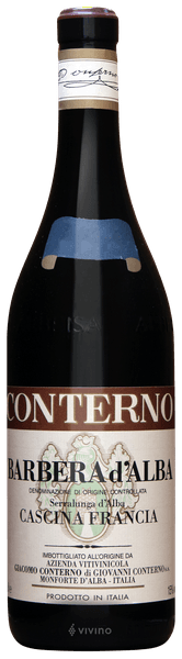 Giacomo Conterno Barbera d'Alba Vigna Francia 2009