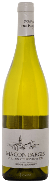 Henri Perrusset Selection Vieilles Vignes M?con Farges 2018