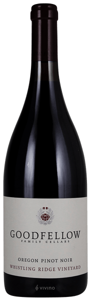 Goodfellow Whistling Ridge Vineyard Pinot Noir 2015