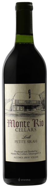 Monte Rio Cellars Petite Sirah 2019
