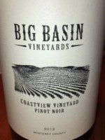 Big Basin Coastview Vineyard Pinot Noir 2013