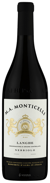 M.A. Monticelli Langhe Nebbiolo 2016