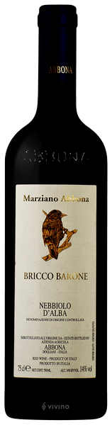 Abbona Bricco Barone Nebbiolo d'Alba 2019