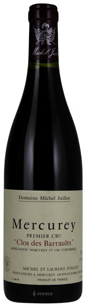 Michel Juillot Mercurey Premier Cru Clos des Barraults 2019