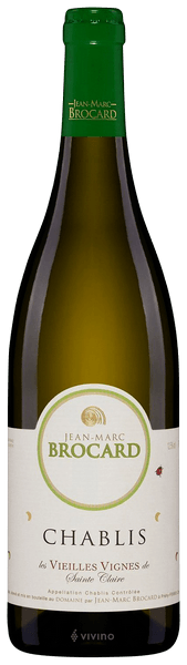 Jean-Marc Brocard Chablis Sainte Claire Vieilles Vignes 2018