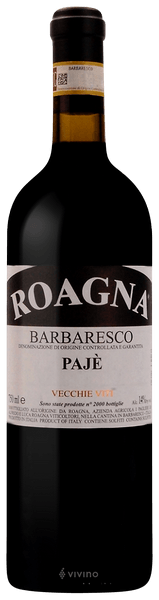 Roagna Paj? Barbaresco Vecchie Viti 2012