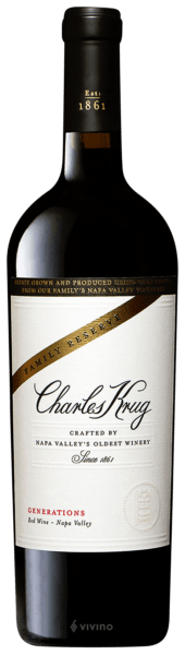 Charles Krug Family Reserve Generations 2018