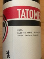 Tatomer Kick-on Ranch Pinot Noir 2016