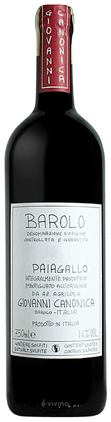 Giovanni Canonica Barolo Paiagallo 2014