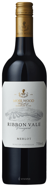 Moss Wood Ribbon Vale Vineyard Merlot 2015