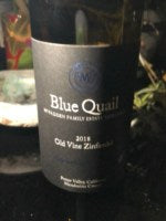 McFadden Vineyard Blue Quail Old Vine Zinfandel 2018