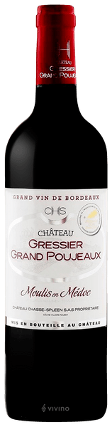 Ch?teau Chasse-Spleen Ch?teau Gressier Grand Poujeaux Moulis-en-M?doc 2010