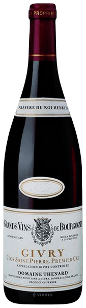 Domaine Th?nard Givry Premier Cru 'Clos Saint-Pierre' 2017