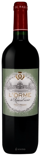 Ch?teau Rauzan-Gassies L'Orme de Rauzan-Gassies Haut-M?doc 2015