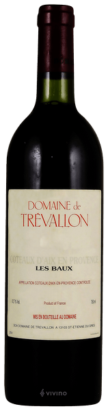 Domaine de Tr?vallon Coteaux d'Aix-en-Provence Les Baux 1990
