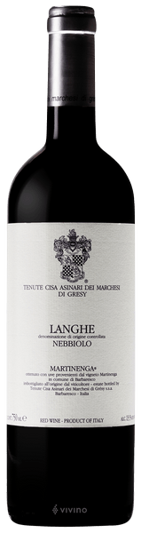 Marchesi di Gresy Langhe Martinenga Nebbiolo 2019