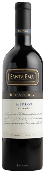 Santa Ema Reserve Merlot 2017