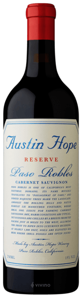 Austin Hope Reserve Cabernet Sauvignon 2019