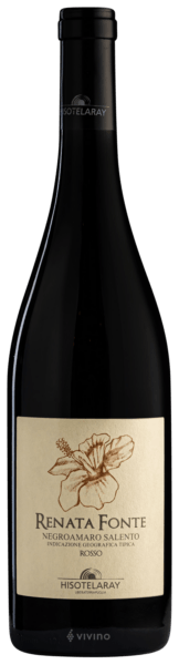 Hisotelaray Renata Fonte Negroamaro Salento 2019