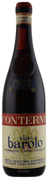 Giacomo Conterno Barolo 1961