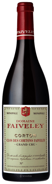 Domaine Faiveley Corton Clos des Cortons Faiveley Grand Cru (Monopole) 2012