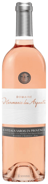 Domaine Harmonie des Arpents Coteaux Varois en Provence Ros? 2018