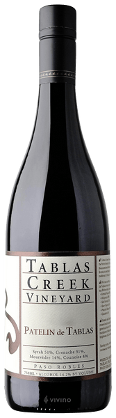 Tablas Creek Vineyard Patelin de Tablas 2018