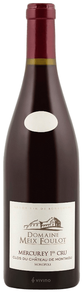 Domaine du Meix-Foulot Clos du Ch?teau de Montaigu Mercurey 1er Cru 2012