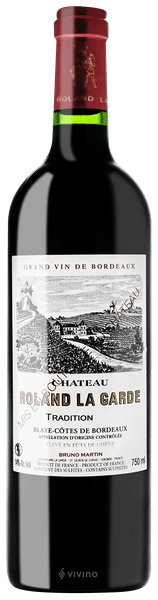 Ch?teau Roland La Garde Tradition Blaye - C?tes de Bordeaux 2018
