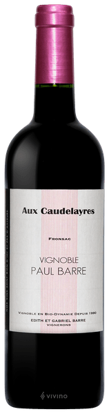 Paul Barre Aux Caudelayres Fronsac 2017