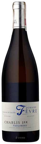 Domaine Nathalie et Gilles Fevre Vaulorent Chablis Premier Cru 2019