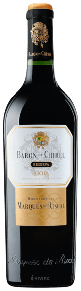 Marqu?s de Riscal Bar?n de Chirel Rioja Reserva 2017
