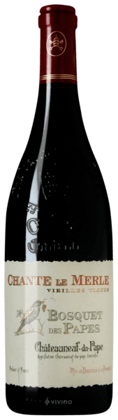 Bosquet des Papes Chante Le Merle Vieilles Vignes Ch?teauneuf-du-Pape 2015