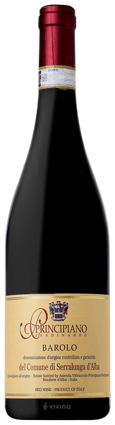 Ferdinando Principiano Barolo del Comune di Serralunga d'Alba 2015